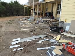 Construction Cleanup project example
